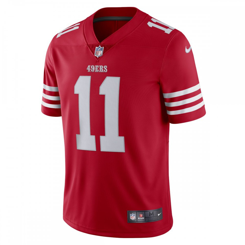 Brandon Aiyuk San Francisco 49ers Nike Vapor Limited Jersey - Scarlet-GridironStore